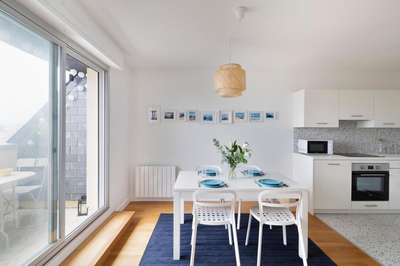 Ferienwohnung L'Opalin By Cocoonr - En Plein Coeur De Dinard Exterior foto